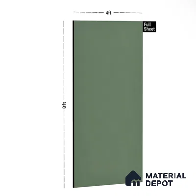 83274 SU Sea Green 8 ft x 4 ft Texture Finish Liner Laminate - 0.8 mm | Suitable for TV Unit, Wardrobe, Kitchen Cabinets