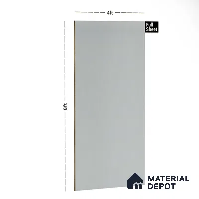 Blue Solid Colors Look 9560 SF 8 ft x 4 ft Suede Finish Decorative Laminate - 1 mm | Suitable for Living Room, Kitchen, Office