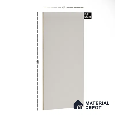 Beige Solid Colors Look 9502 SZM 8 ft x 4 ft Matte Finish Decorative Laminate - 1 mm | Suitable for Living Room, Kitchen, Office