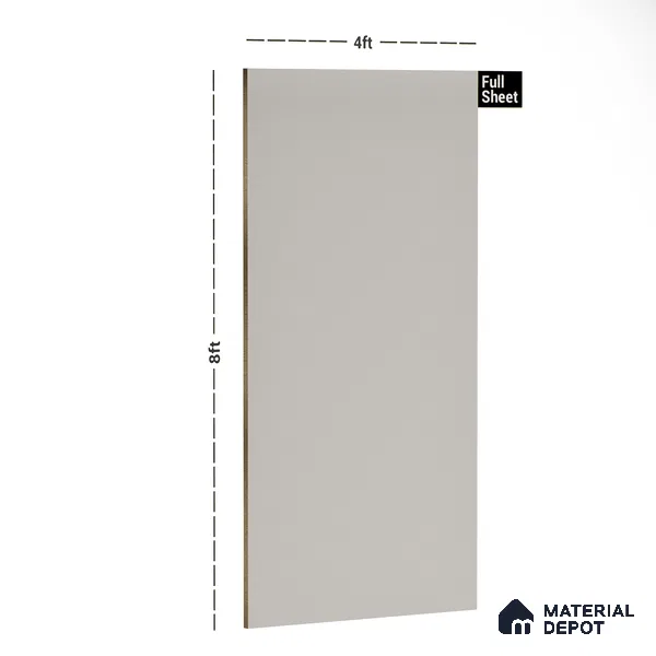 Beige Solid Colors Look 9558 SZM 8 ft x 4 ft Matte Finish Decorative Laminate - 1 mm | Suitable for Living Room, Kitchen, Office