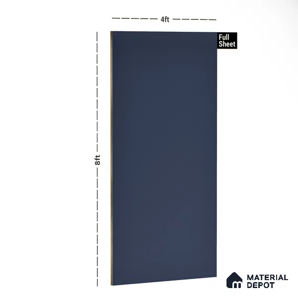 Grey Solid Colors Look 9545 SZM 8 ft x 4 ft Matte Finish Decorative Laminate - 1 mm | Suitable for Living Room, Kitchen, Office