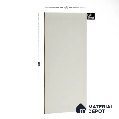 Ivory Textured Solid Look SPG 1 8 ft x 4 ft Texture Finish Decorative Laminate - 1 mm | Suitable for TV Unit, Wardrobe, Kitchen Cabinets