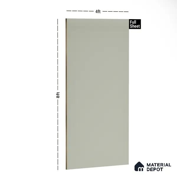 Green Textured Solid Look SPG 12 8 ft x 4 ft Texture Finish Decorative Laminate - 1 mm | Suitable for TV Unit, Wardrobe, Kitchen Cabinets