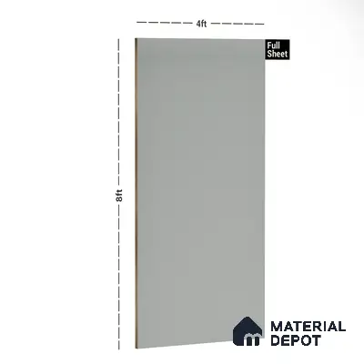 Grey Textured Solid Look SPG 8 8 ft x 4 ft Texture Finish Decorative Laminate - 1 mm | Suitable for TV Unit, Wardrobe, Kitchen Cabinets
