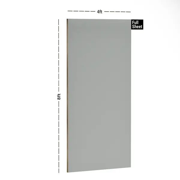Grey Textured Solid Look SPG 8 8 ft x 4 ft Texture Finish Decorative Laminate - 1 mm | Suitable for TV Unit, Wardrobe, Kitchen Cabinets