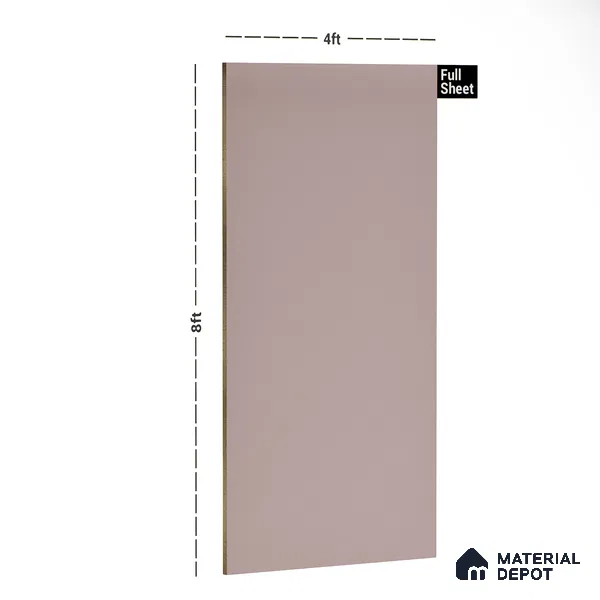 Pink Textured Solid Look SPG 16 8 ft x 4 ft Texture Finish Decorative Laminate - 1 mm | Suitable for TV Unit, Wardrobe, Kitchen Cabinets