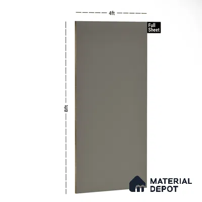 Grey Textured Solid Look SPG 2 8 ft x 4 ft Texture Finish Decorative Laminate - 1 mm | Suitable for TV Unit, Wardrobe, Kitchen Cabinets
