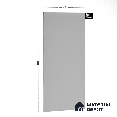 Grey Textured Solid Look 9344 SED 8 ft x 4 ft Texture Finish Decorative Laminate - 1 mm | Suitable for TV Unit, Wardrobe, Kitchen Cabinets
