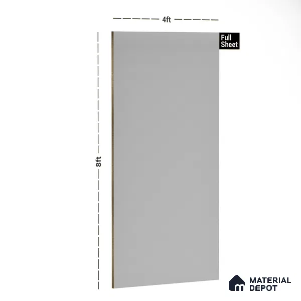 Grey Textured Solid Look 9344 SED 8 ft x 4 ft Texture Finish Decorative Laminate - 1 mm | Suitable for TV Unit, Wardrobe, Kitchen Cabinets