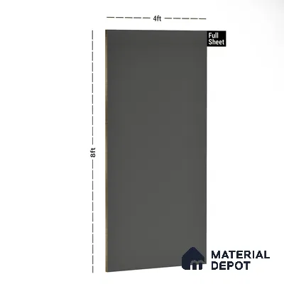 Grey Textured Solid Look 9359 SED 8 ft x 4 ft Texture Finish Decorative Laminate - 1 mm | Suitable for TV Unit, Wardrobe, Kitchen Cabinets