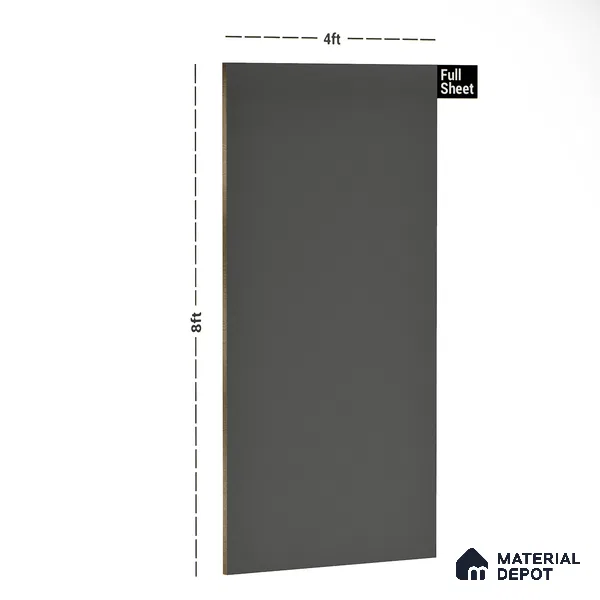 Grey Textured Solid Look 9359 SED 8 ft x 4 ft Texture Finish Decorative Laminate - 1 mm | Suitable for TV Unit, Wardrobe, Kitchen Cabinets