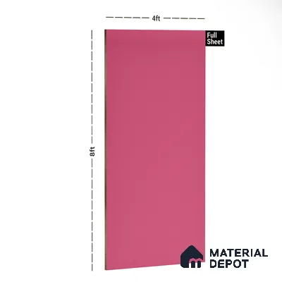 Green Solid Colors Look 3577 RSO 8 ft x 4 ft Super Matte Finish Decorative Laminate - 1 mm | Suitable for Living Room, Kitchen, Office