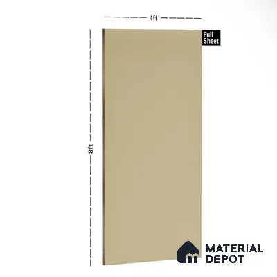 Brown Leather look 2B4142 A 197 Dusty Mocha 8 ft x 4 ft Texture Finish Decorative Laminate - 1 mm | Suitable for Bedroom, TV Unit, Wardrobe, Kitchen Cabinet | Matching Edgeband 10113 from Prism