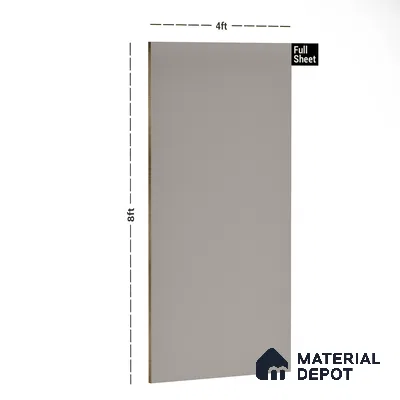 Taupe Solid Colors Look LM 10849 8 ft x 4 ft Matte Finish Decorative Laminate - 1 mm | Suitable for Living Room, Kitchen, Office