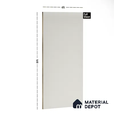 Ivory Textured Solid Look LM 10860 8 ft x 4 ft Texture Finish Decorative Laminate - 1 mm | Suitable for TV Unit, Wardrobe, Kitchen Cabinets