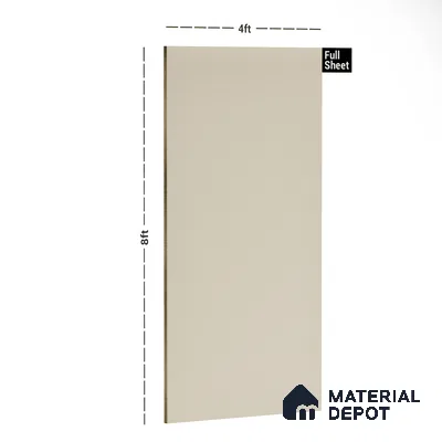 Beige Solid Colors Look LM 10986 8 ft x 4 ft Suede Finish Decorative Laminate - 1 mm | Suitable for Living Room, Kitchen, Office