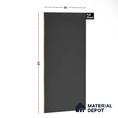 Slate Grey Solid Colors Look LM 10987 8 ft x 4 ft Suede Finish Decorative Laminate - 1 mm | Suitable for Living Room, Kitchen, Office