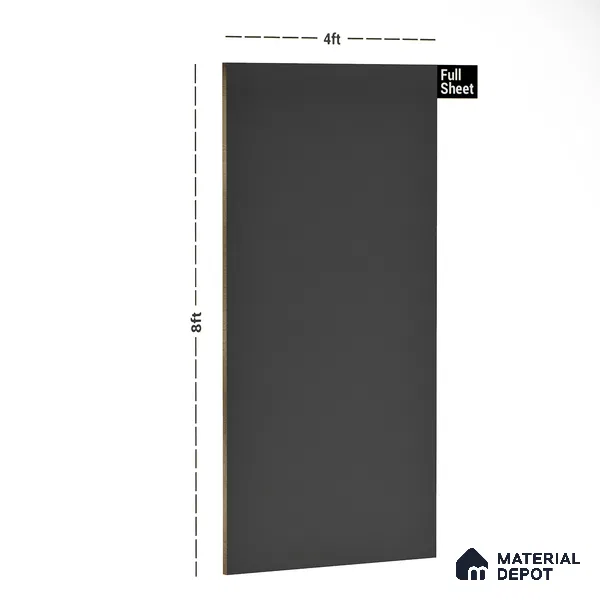 Slate Grey Solid Colors Look LM 10987 8 ft x 4 ft Suede Finish Decorative Laminate - 1 mm | Suitable for Living Room, Kitchen, Office