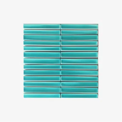 Closeup application image of Linear Tile in Kitchen