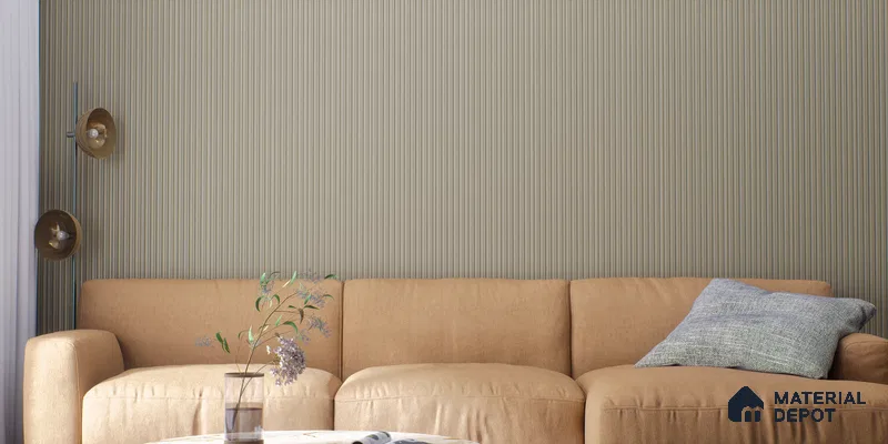 Mocha Brown Plain Colour Look PN 00001 9.5 ft x 4.8 inch Charcoal Panel - 12 mm | Suitable for Feature Wall, TV Unit & Living Room | Width is Subjected to 5% Variation