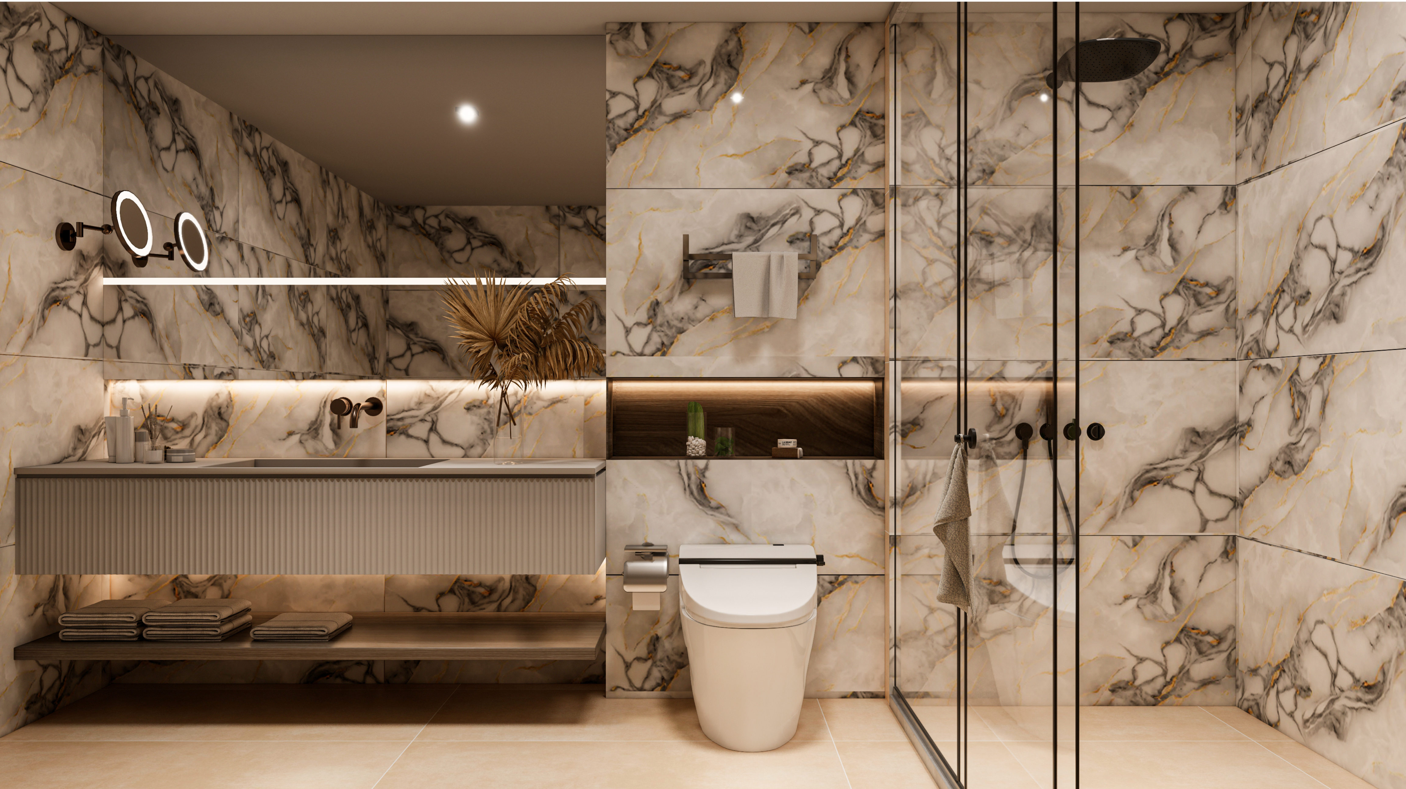 Stone Wall & Floor Tile TL 11857 D | 4 ft x 2 ft Vitrified Double Digital Matte Tile - 9 mm