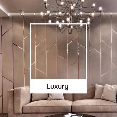 Closeup application image of Luxury Engravings Look Panels