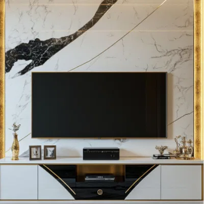 Closeup application image of Marble & Stone Laminate Collection
