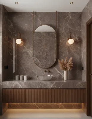 Closeup application image of Classic Marble Tiles