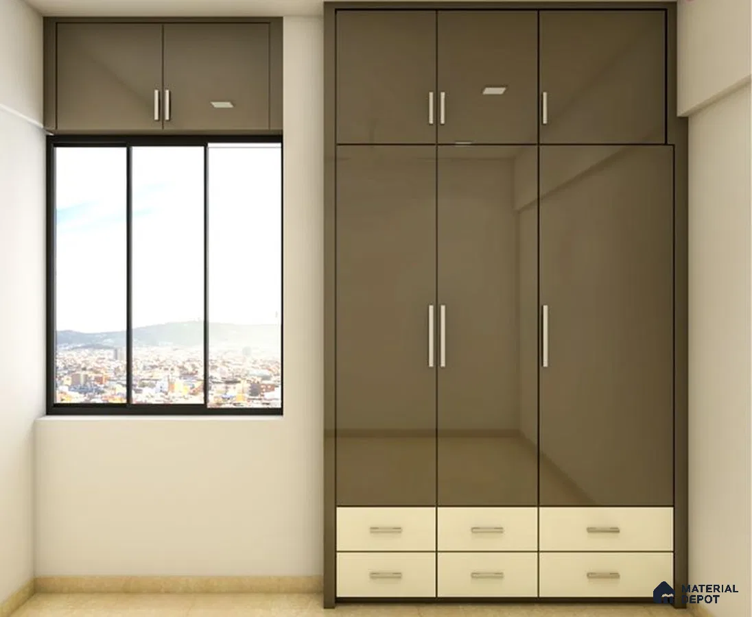 Compact Full-Height Wardrobe - Max Storage.