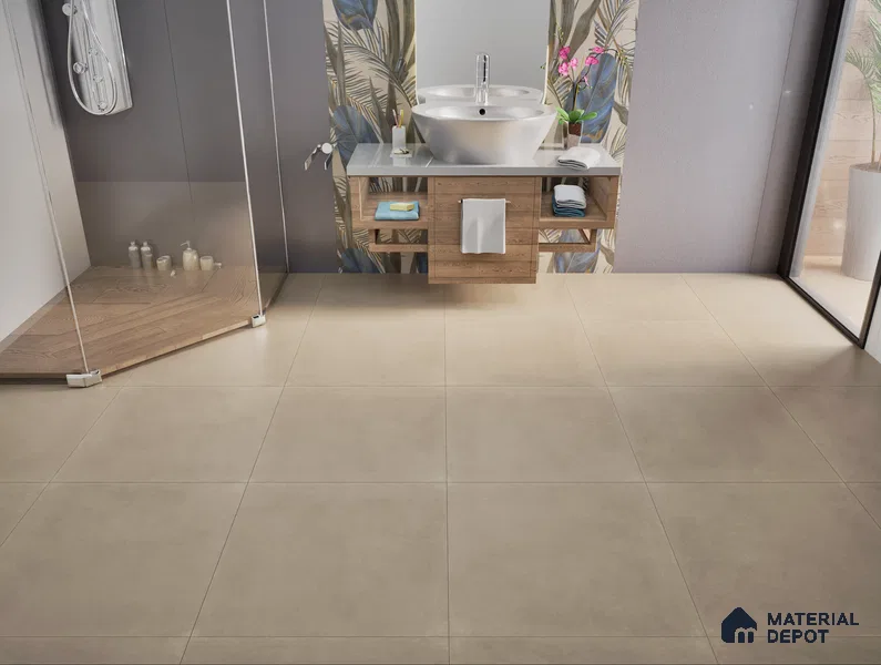 TL 00867 Oficina Bronzo 2 ft x 2 ft Matte Finish Tile - 9 mm | Suitable for Living Room, Bedroom, Bathroom