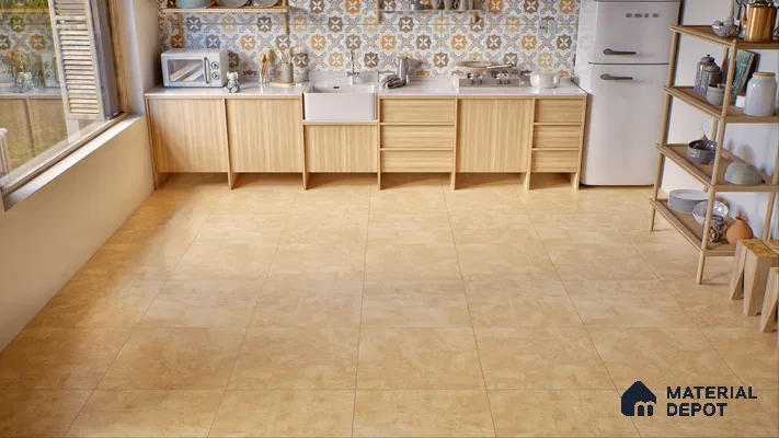 TL 01492 Chamoisee Brown 2 ft x 2 ft Matte Finish Wall and Floor Porcelain Tile - 9 mm
