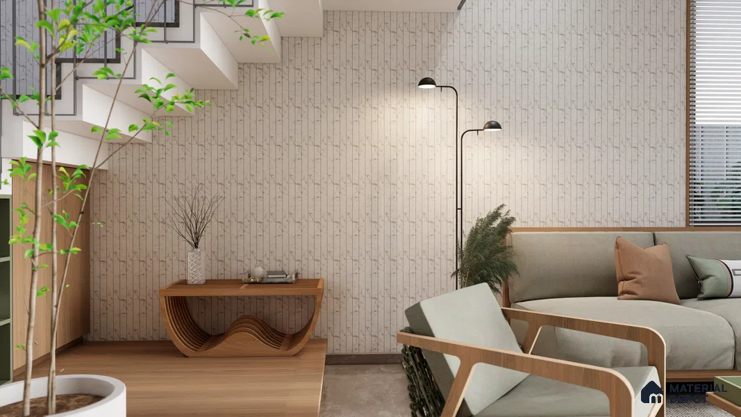 Wooden Floor Tile TL 04813 Plank Scape Pineway 1200 x 200 mm Vitrified Matte Finish - 9 mm | Random Design | Suitable for Living Room, Bedroom, Kitchen, Bathroom