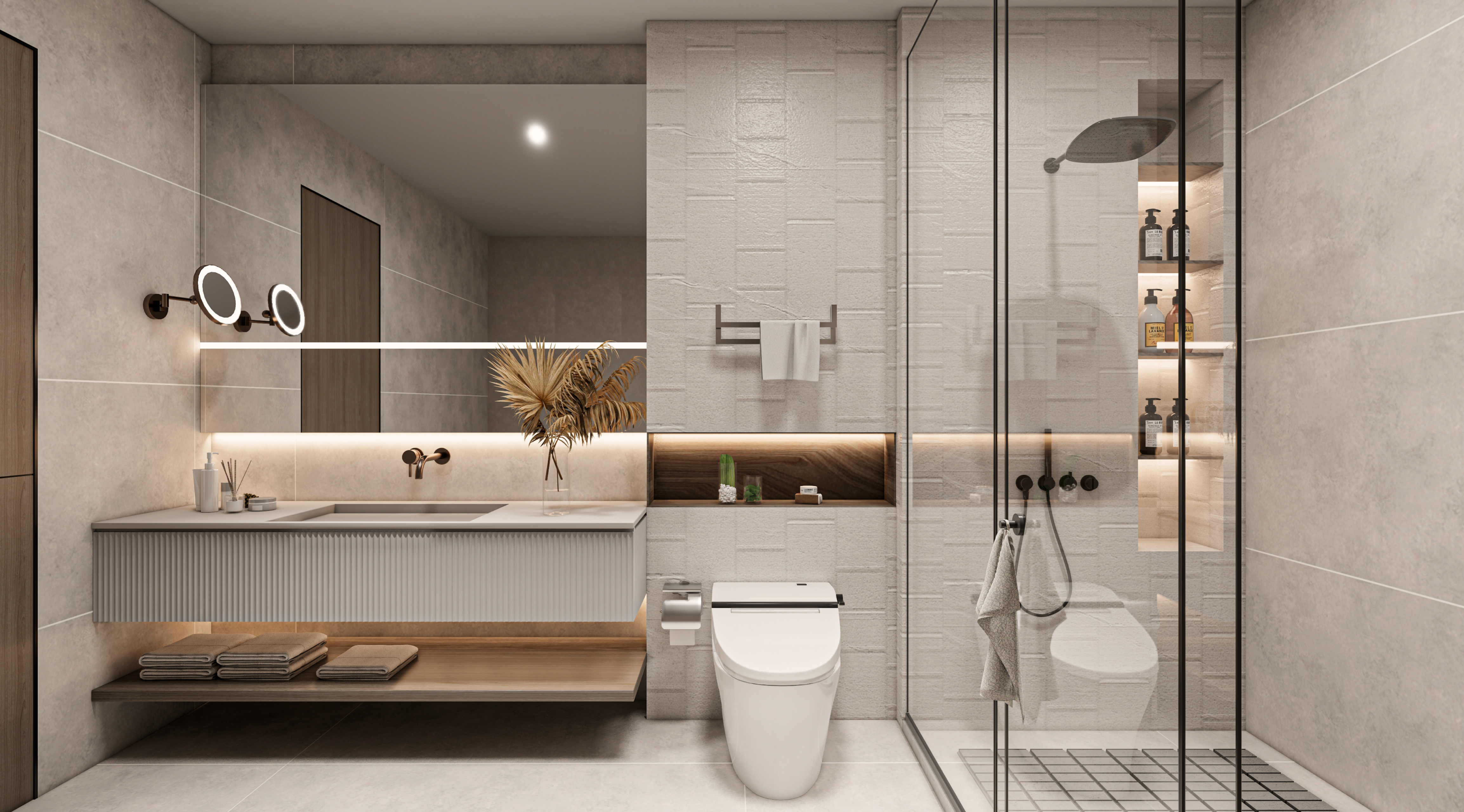 Cement Floor & Wall Tile | TL 00933 Stonex Bianco 4 ft x 2 ft Matte Finish Vitrified Tile | Suitable For Living Room, Bedroom, Bathroom