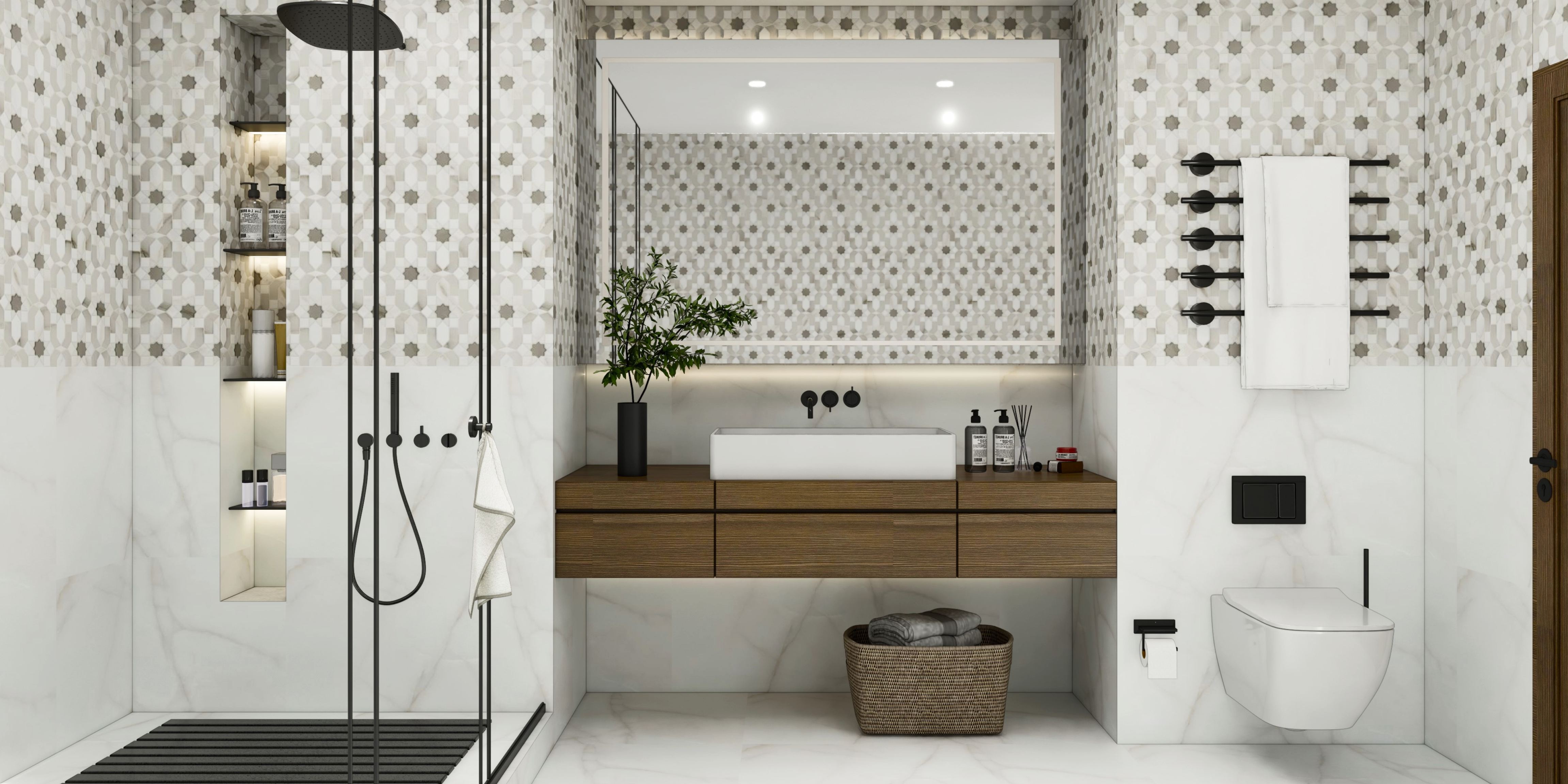 Marble Floor & Wall Tile TL 05519 Prestige Imperial Onyx 2 ft x 4 ft Vitrified Matte Finish - 9 mm | 4 Random Design | Suitable for Living Room, Bedroom, Bathroom