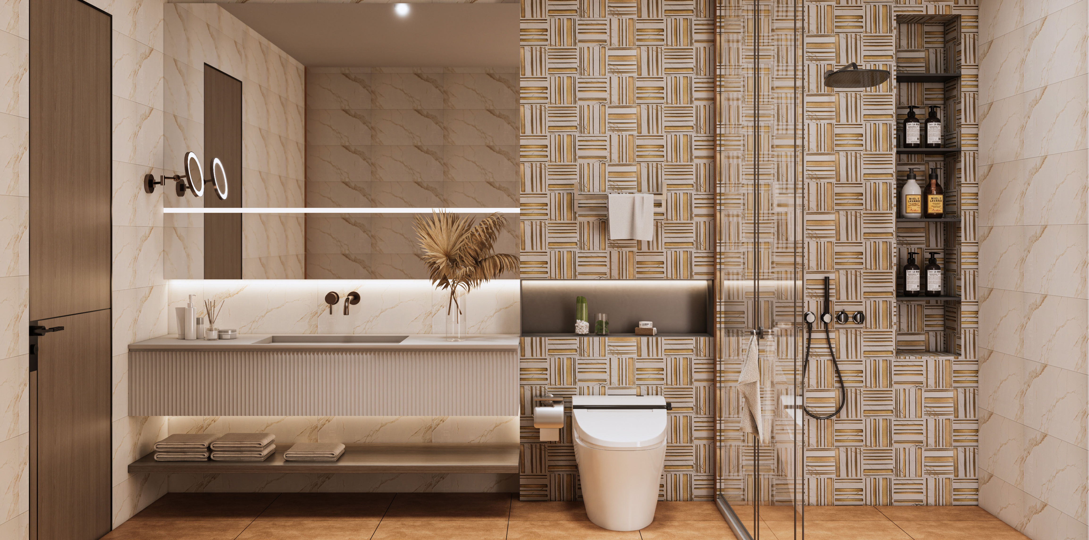 Highlighter Wall Tile TL 05335 B Splendore Morse Plaza Light 2 ft x 1 ft Ceramic Matte Finish - 9 mm | Suitable For Kitchen, Bathroom & Balcony