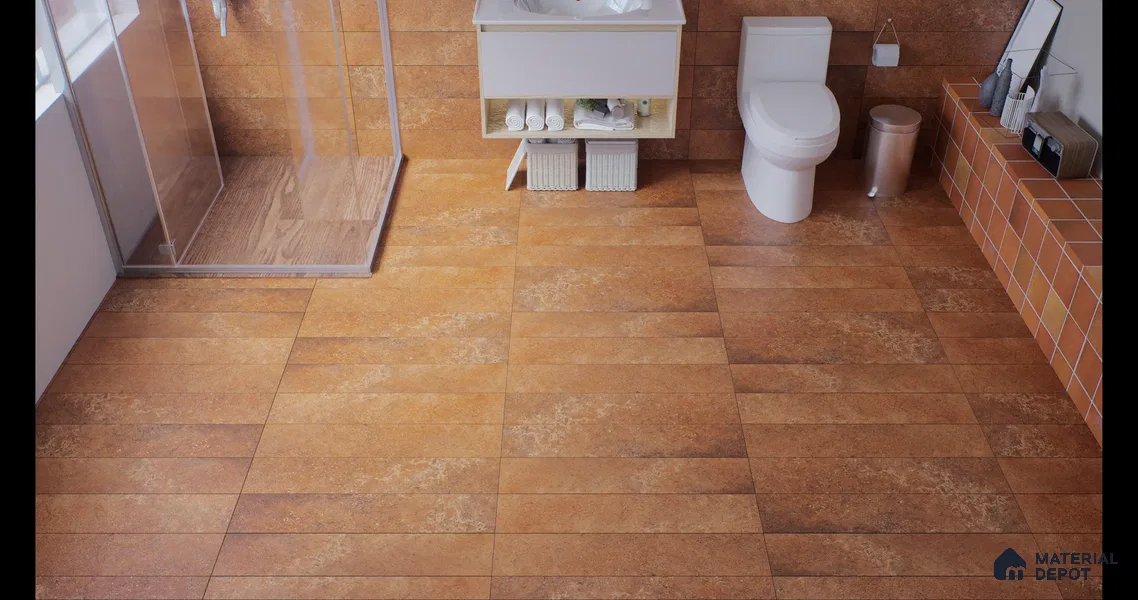 TL 03065 Digital Glazed 1000 x 200 mm Wood Strip Matte Finish Vitrified Floor Tile - 9 mm | 2-3 mm Spacer is Mandatory