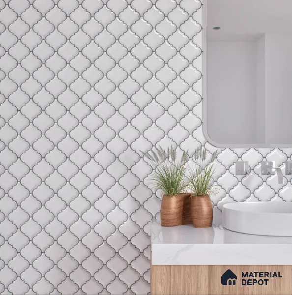 Highlighter Wall Tile TL 10787 Lantern Line 2 ft x 1 ft Glossy Finish Ceramic Tile - 9 mm | Suitable For Kitchen, Bathroom & Accent/Feature Wall