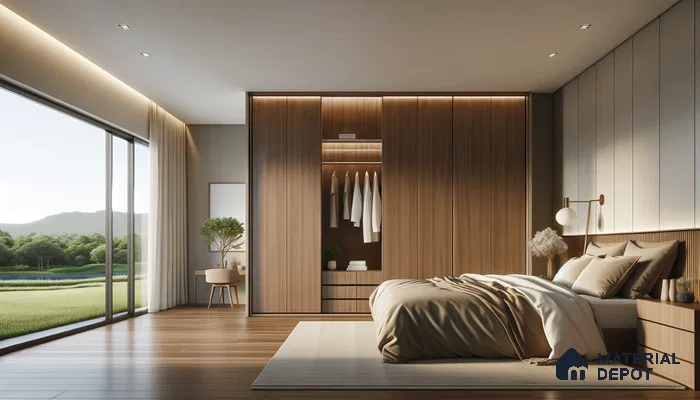 Modern Bedroom Design Merging Nature with Wooden Aesthetics | Material Depot