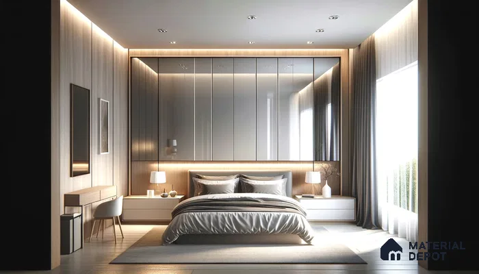 Modern Bedroom Design with Sleek Lines and Graceful Light | Material Depot