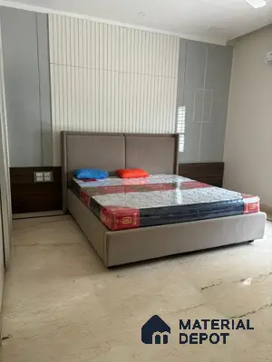 Modern Bedroom with Fluted Paneling in Bengaluru | Material Depot