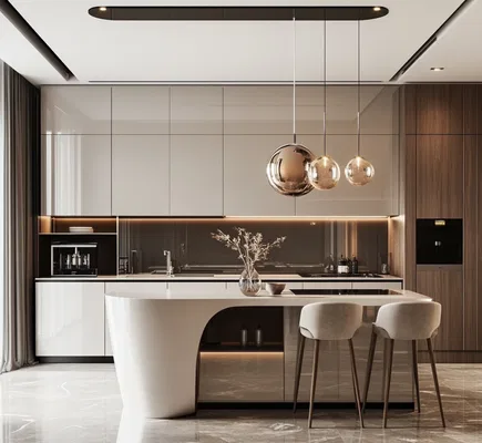 Closeup application image of Modern & Contemporary Kitchen