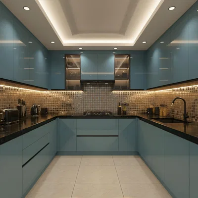 Closeup application image of Modern & Contemporary Kitchen