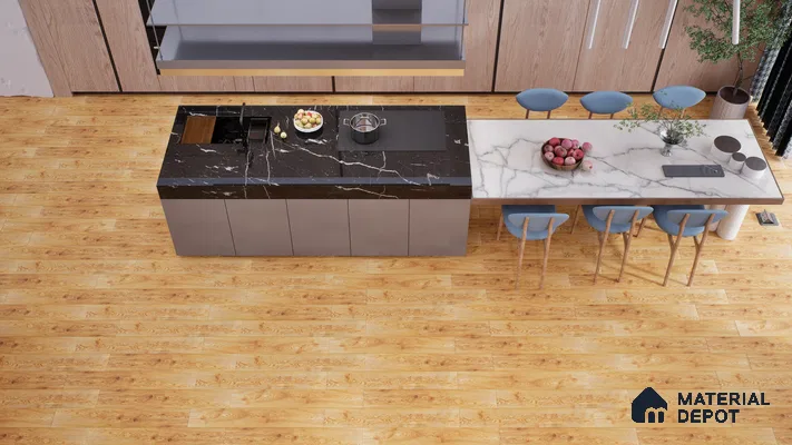HDF Laminate Wood Floor Crystal Finish Heirloom LF 00272 | 4 ft x 7.8 inch x 12 mm | AC4 Grade | Arc Click With Wax Coating | Paper Joint Groove | Suitable for Flooring, Living Room, Bedroom