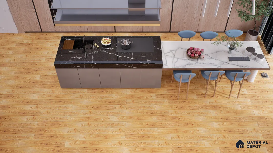 HDF Laminate Wood Floor Crystal Finish Heirloom LF 00272 | 4 ft x 7.8 inch x 12 mm | AC4 Grade | Arc Click With Wax Coating | Paper Joint Groove | Suitable for Flooring, Living Room, Bedroom