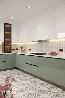 Closeup application image of Scandinavian Kitchen