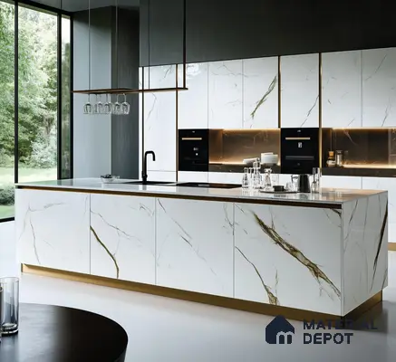 Plain Look Snow White TL 11285 2 ft x 1 ft Matte Finish Ceramic Wall Tile - 9 mm | Suitable for Living Room, Bedroom, Kitchen & Bathroom