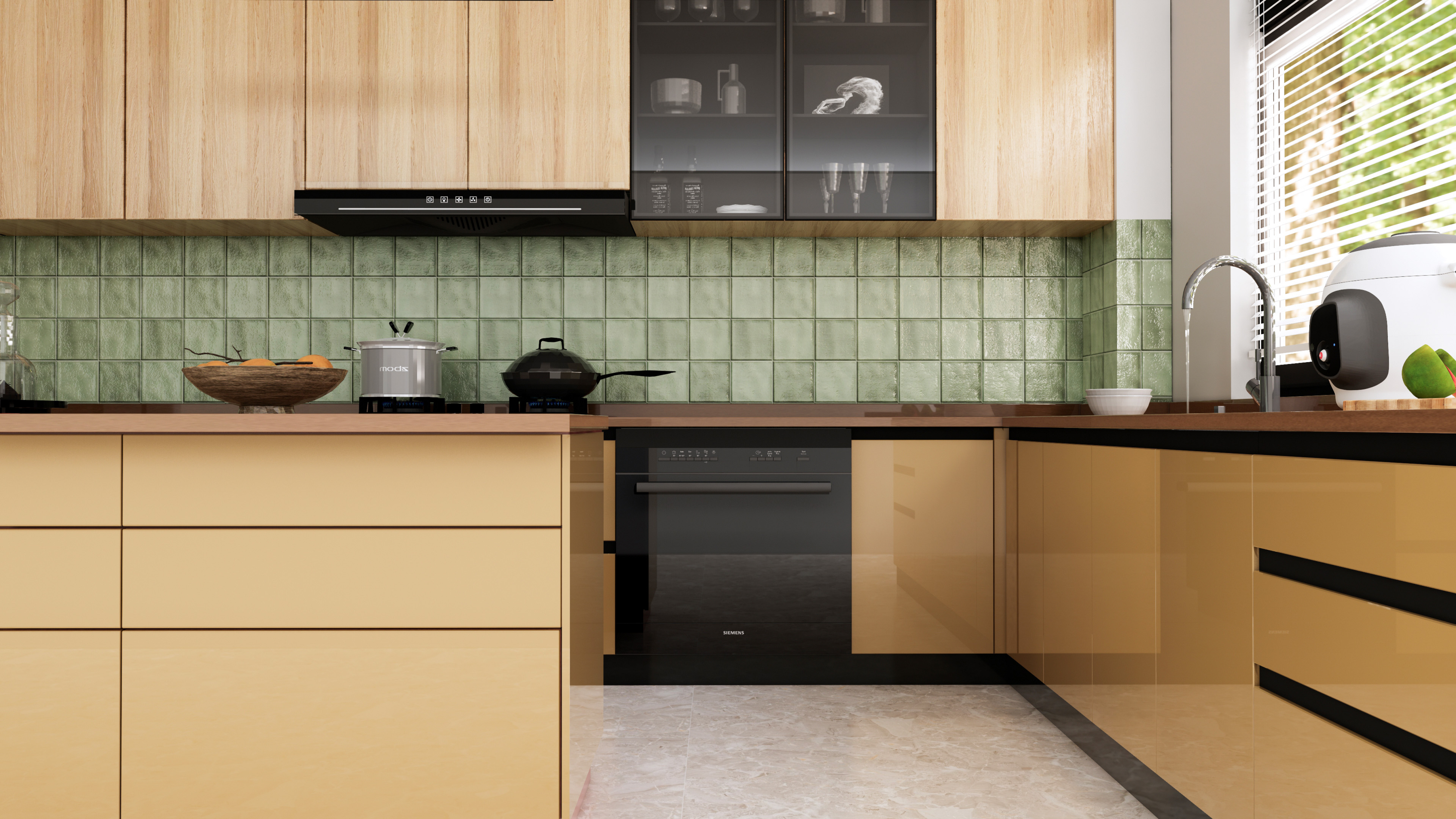 Marble Floor & Wall Tile TL 06409 Rustone Bianco 4 ft x 2 ft Matte Finish Vitrified Tile - 9 mm | Suitable for Living Room, Bedroom & Bathroom