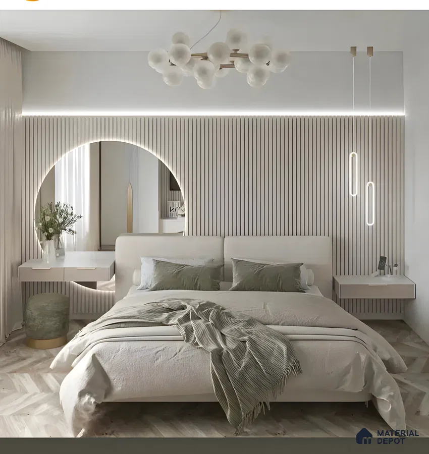 Modern Minimalist Bedroom Oasis | Material Depot