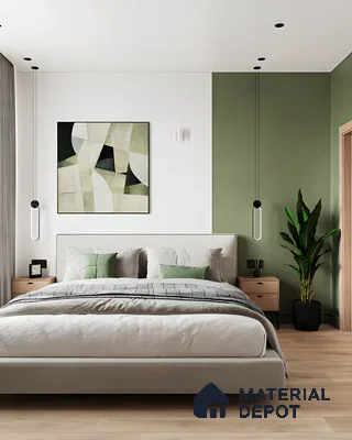 Modern Minimalist Haven: A Tranquil Bedroom Retreat | Material Depot