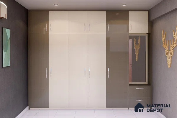 Spacious Mirror Wardrobe